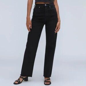 Everlane Way High Jean Black 25 Long